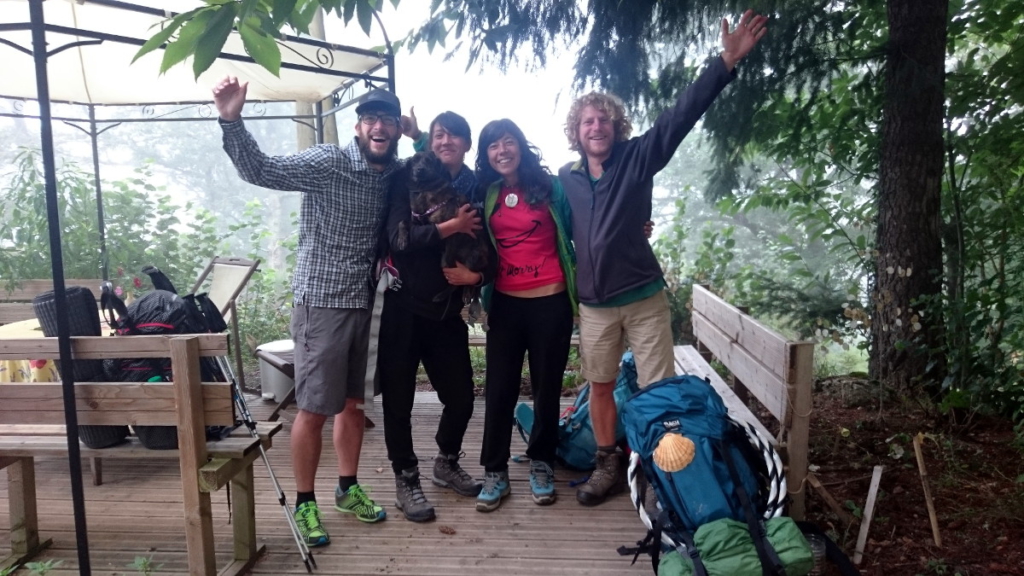 Jakosbweg-Tagebuch Woche 7 Gruppenfoto Tag 48